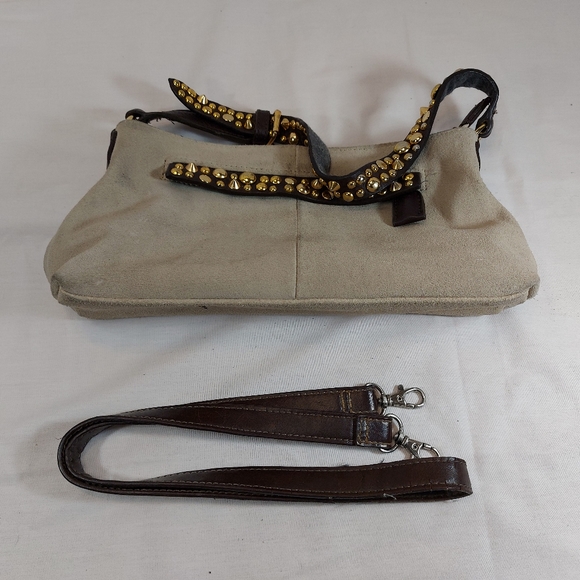 Lollipops Atelier Micro Suede Leather Hobo Purse Handbag - Picture 2 of 7